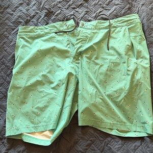 lululemon athletica Mint Green Patterned Swim trunks